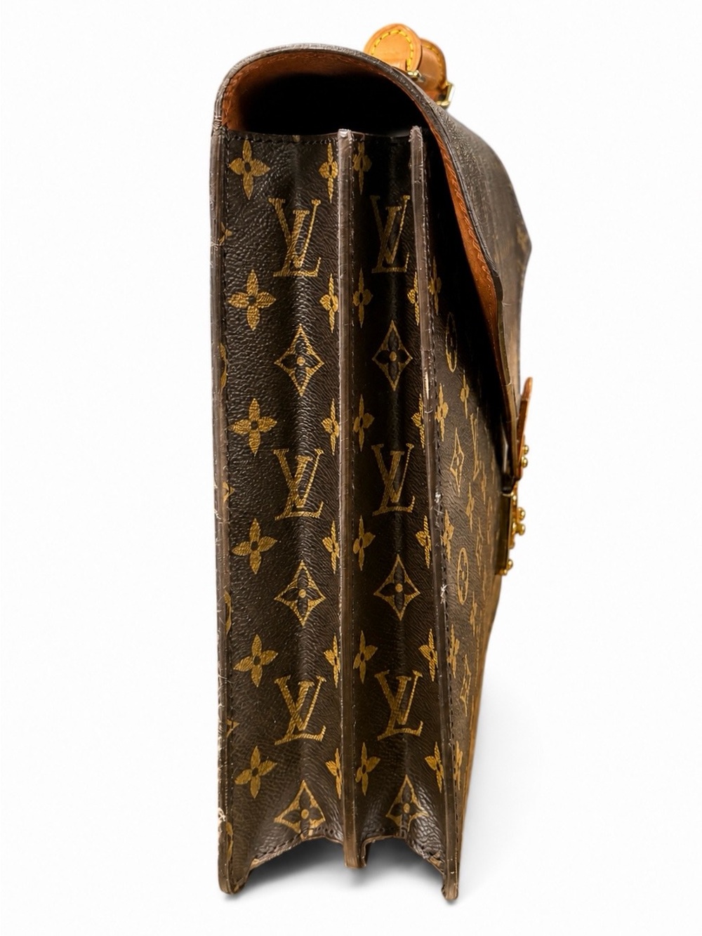 LOUIS VUITTON Monogram Serviette Conseiller Briefcase M10996 LegitGrails Cert - Picture 9 of 16
